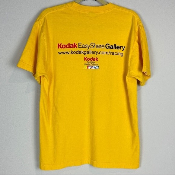 Kodak Easy Share NASCAR Yellow Graphic T-shirt L - Picture 3 of 6